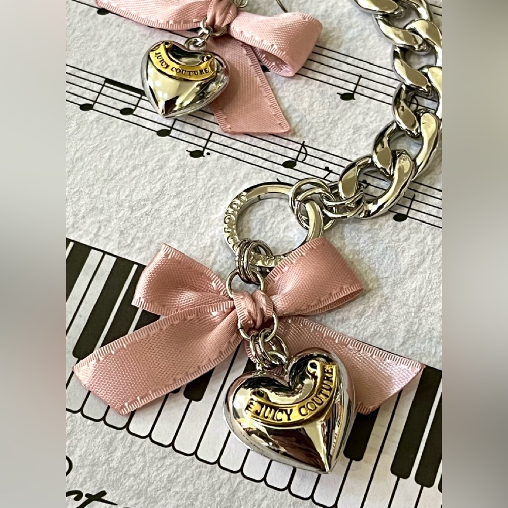 Like NEW!! Bracelet and Earring Y2K OOAK Set Juicy Couture - Picture 2 of 6